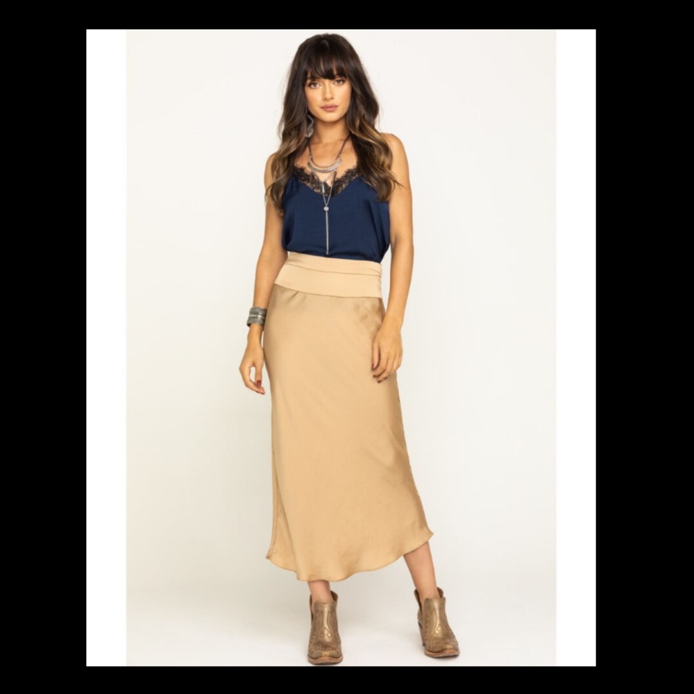 Free People Normani Bias Skirt
